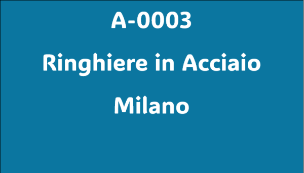 A-0003 - Ringhiere - Milano