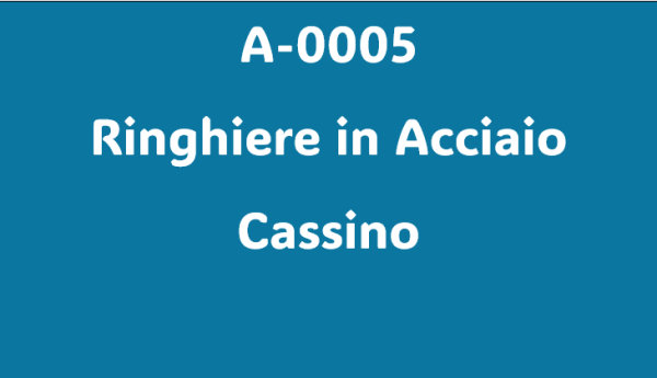 Richiesta A-0005 - Ringhiere in acciaio - Cassino