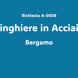 Richiesta A-008 -Ringhiere in Acciaio - Bergamo