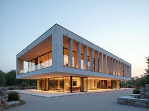 L'immagine mostra una vista aerea di una città molto popolosa. La città è caratterizzata da numerose strutture e edifici moderni di varie altezze, con strade che si intersecano. Gli edifici sono principalmente di colore beige, bianco e grigio, danno l'impressione di una città moderna ed evoluta. Nell'immagine è visibile anche una porzione di acqua,