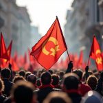 “1 Maggio a Genova: Lotta Comunista contro il riarmo militare e per i diritti dei lavoratori”