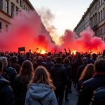 “Primo maggio a Torino: oltre 20mila persone in corteo per i diritti dei lavoratori e la giustizia sociale”