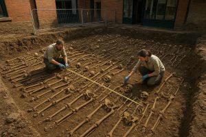 "Sepolture medievali a Gloucester: un'indagine archeologica svela misteri del passato"