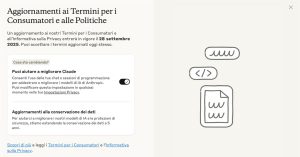 "Anthropic: Nuova politica sulla privacy dei dati - cosa cambia per gli utenti"