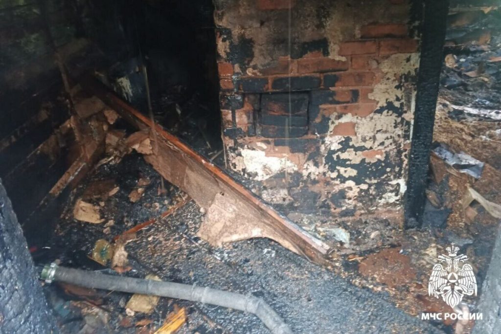 Костромские пожары: сегодня утром в Судлиславском районе сгорела баня