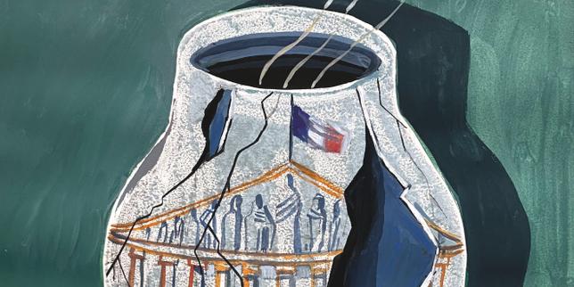 "La dipendenza della politica francese dalla maggioranza assoluta: sfide e prospettive di cambiamento"