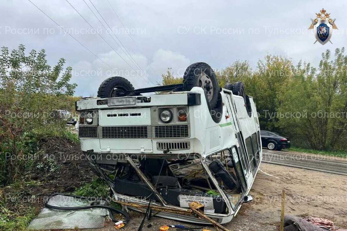 Тульский СК завел дело после ДТП с 15 травмированными в пассажирском автобусе