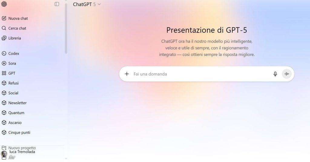 Il GPT-5 di OpenAI: l&#039;evoluzione dell&#039;intelligenza artificiale nel linguaggio naturale