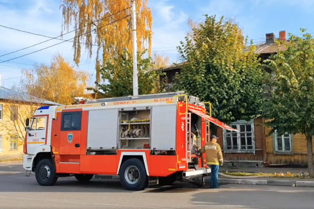 Оперативная работа тамбовских огнеборцев предотвратила трагедию в историческом центре Тамбова