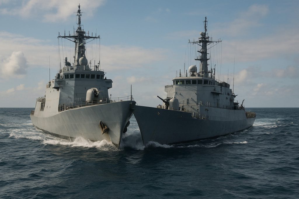 Стало известно, что корабль береговой охраны КНР протаранил филиппинское судно