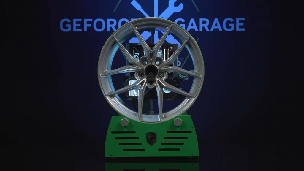 NVIDIA Realizza un Computer da Gioco Rivoluzionario all&#039;interno di una Ruota di una Porsche 911