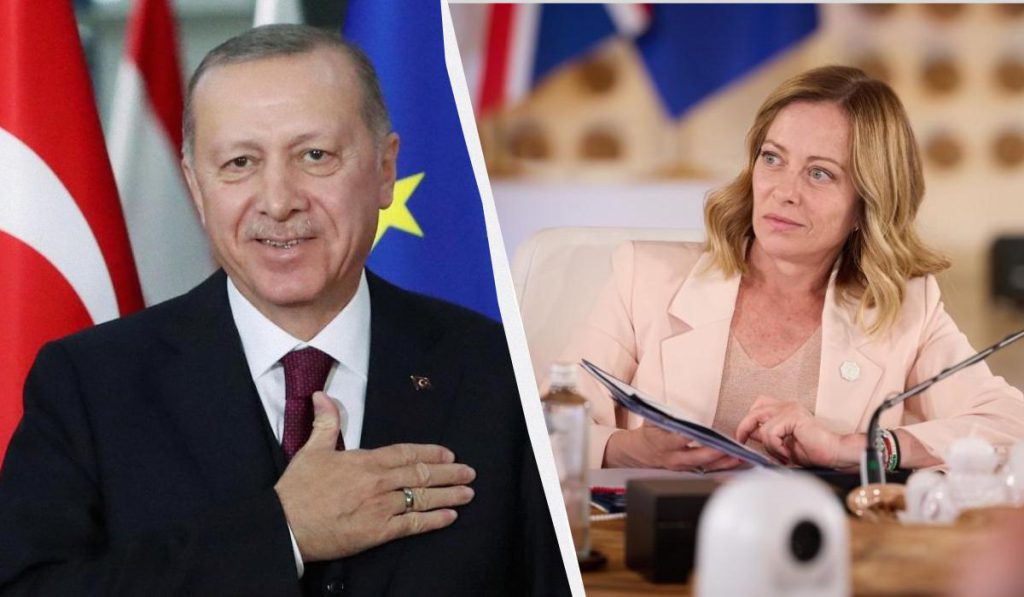 Эрдоган попросил Мелони бросить курить: как она отреагировала