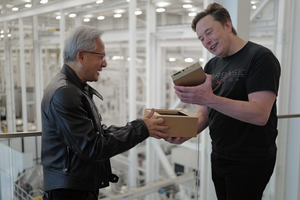 Il Capo di NVIDIA Fa Regalo a Elon Musk del Supercomputer Più Piccolo del Mondo