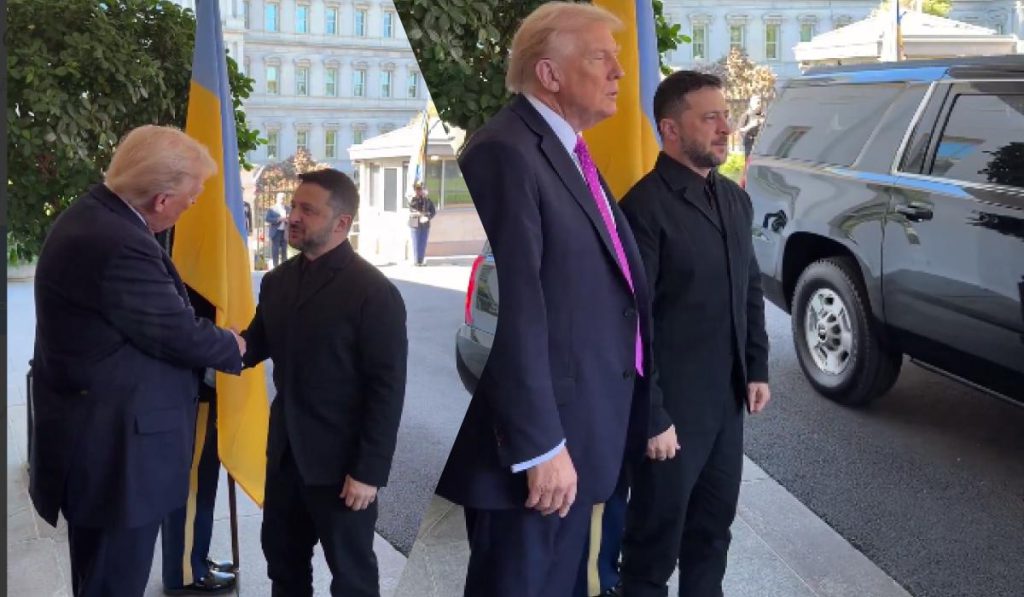 Зеленский прибыл к Трампу в Белый дом