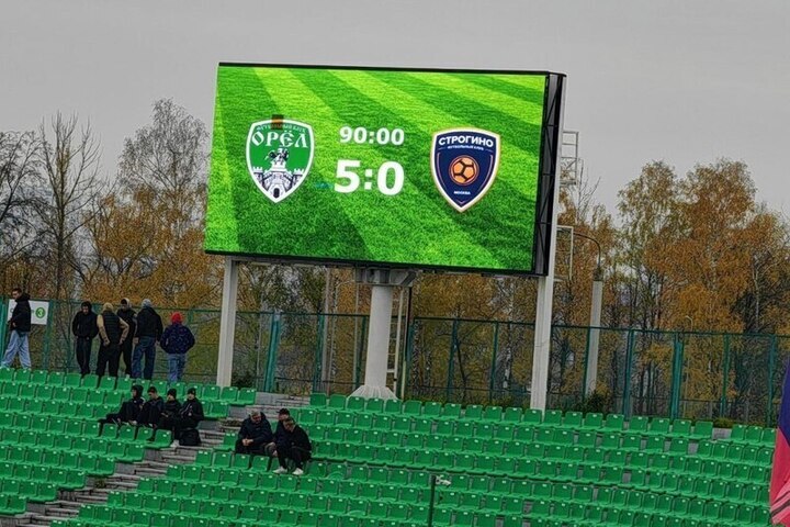 ФК «Орел» обыграл «Строгино» со счетом 5:0