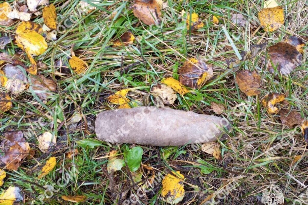 Брянские спасатели обезвредили артиллерийский снаряд времен ВОВ