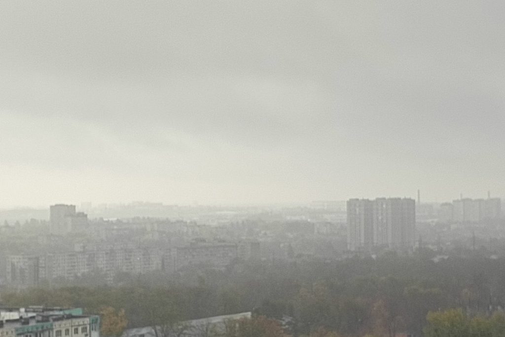 Густой туман окутал Ростов 25 октября
