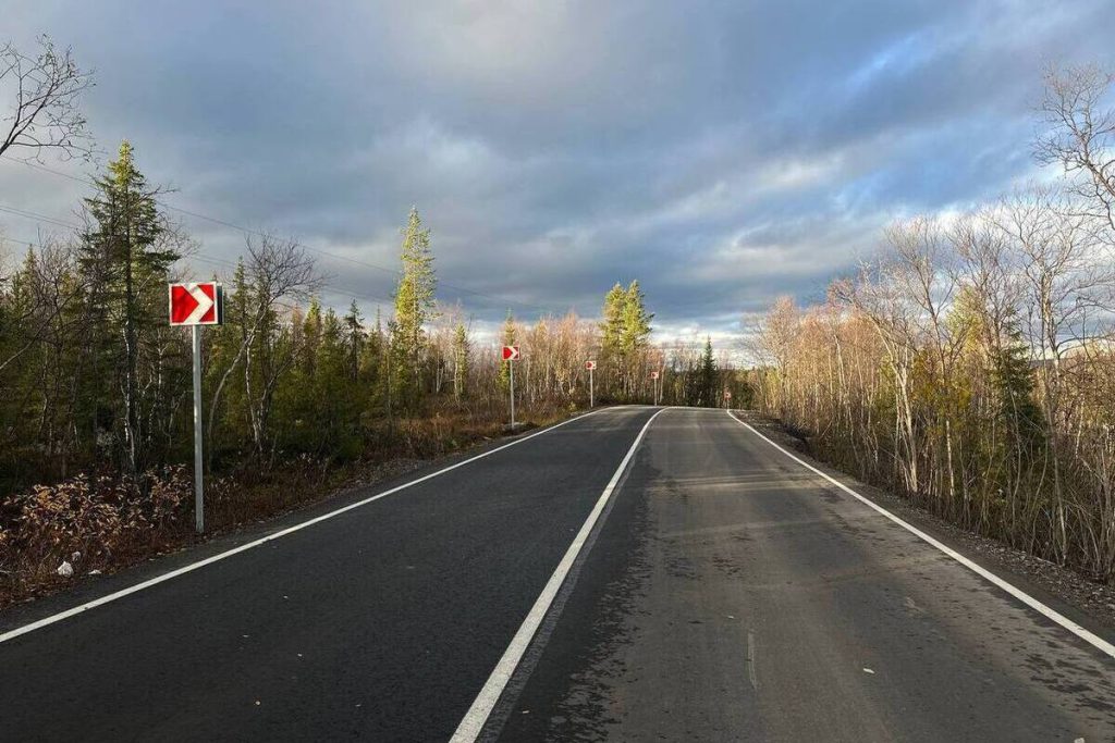 К поселку Магнетиты обновили трехкилометровый подъезд