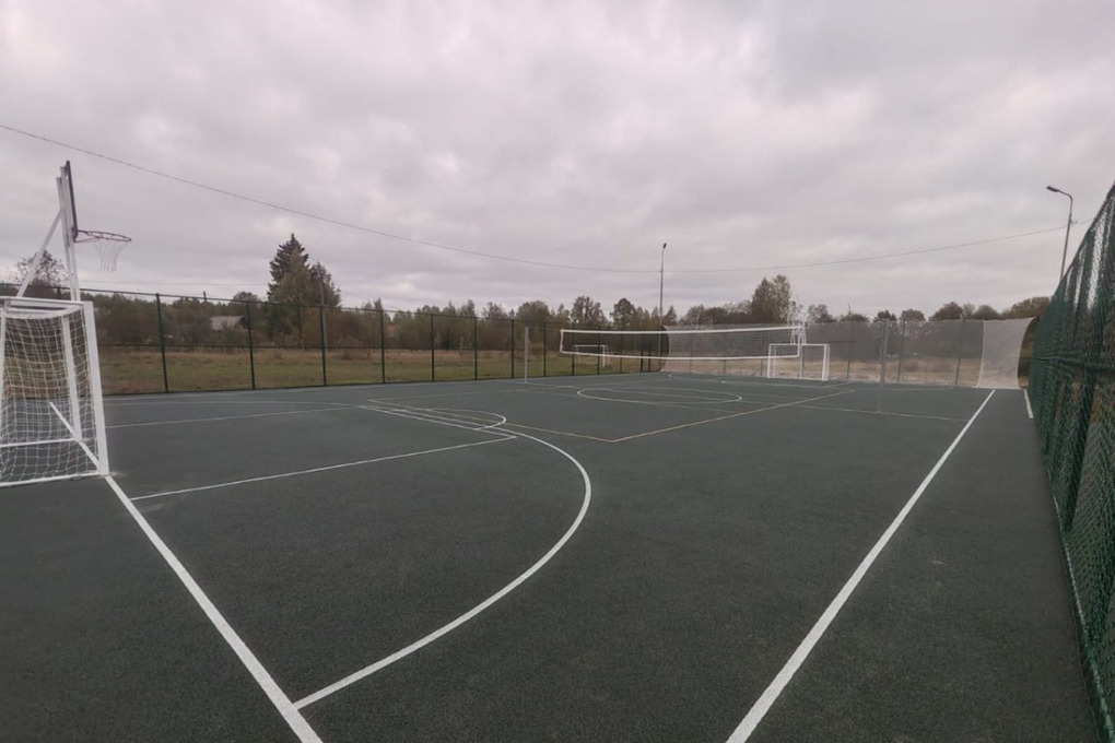 Спортивную площадку открыли в Чагодощенском округе