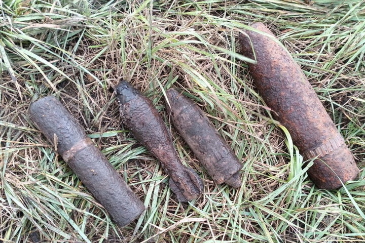 Scoperta di ordigni bellici della Seconda Guerra Mondiale nella regione di Kursk in Russia