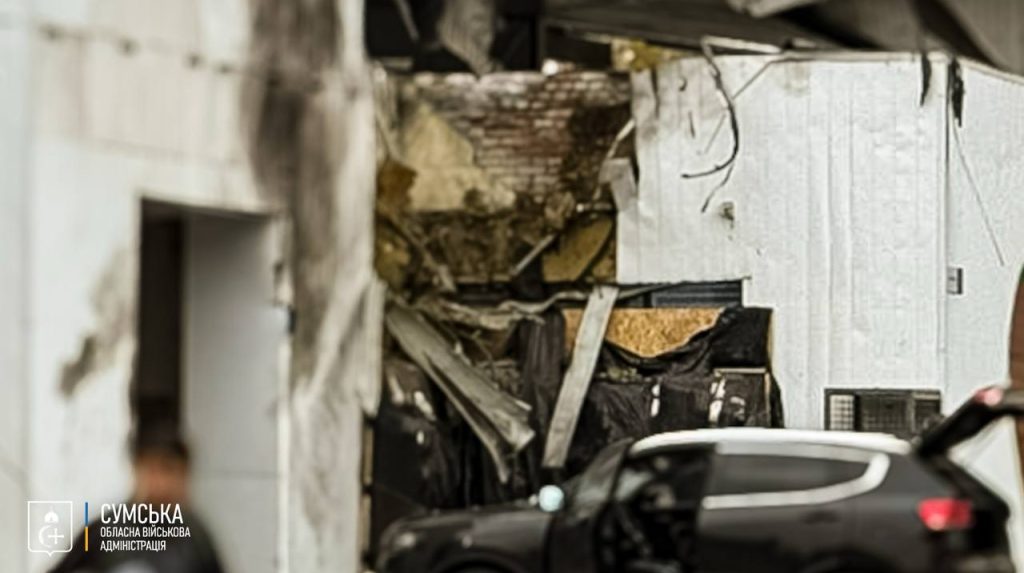 Russian drone strike hits petrol station in Sumy, injuring two women