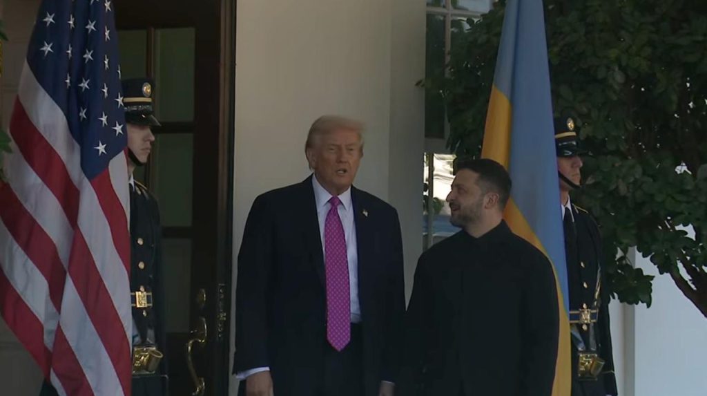 Zelenskyy arrives at White House for meeting with Trump