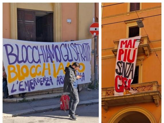 Dopo lo sfratto di Bologna gli attivisti occupano un palazzo: «Siamo in 142, i minorenni sono 72»