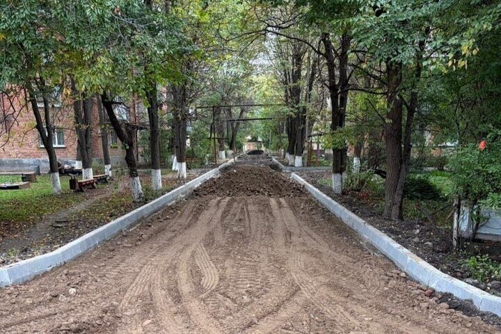 В Минеральных Водах благоустраивают придомовые территории
