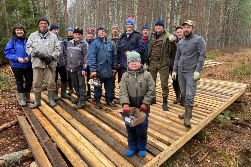 Энтузиасты построили мост на трассе &#034;Фонтаны&#034;