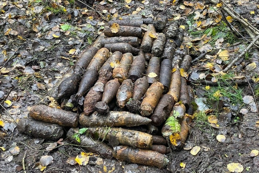 Scoperta di 2500 proiettili nella regione di Novgorod lungo il tracciato della linea ad alta velocità Mosca-San Pietroburgo