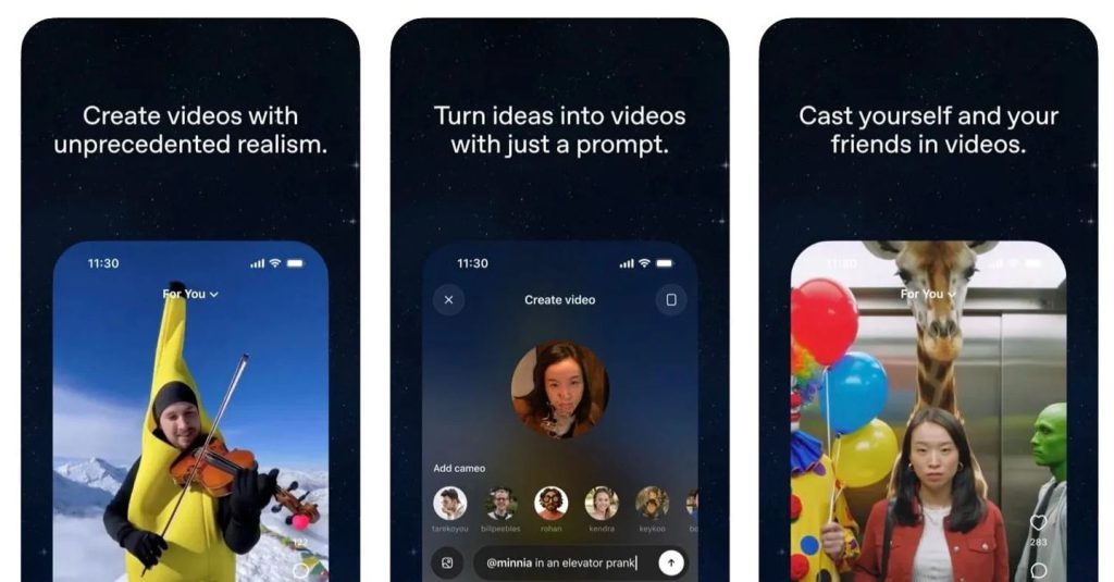 OpenAi Sfida TikTok e YouTube con il Nuovo Servizio Sora: Una Nuova Era per le Piattaforme Social?