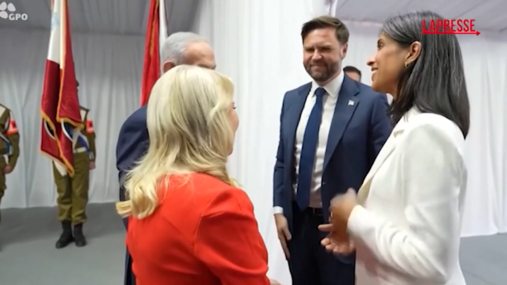 Gaza, J.D. Vance incontra Netanyahu a Gerusalemme