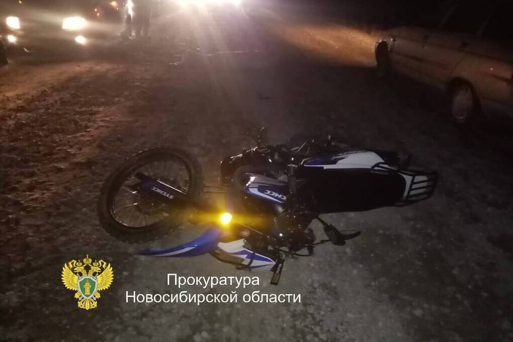 Мотоциклист погиб при столкновении с гужевой повозкой в Новосибирской области