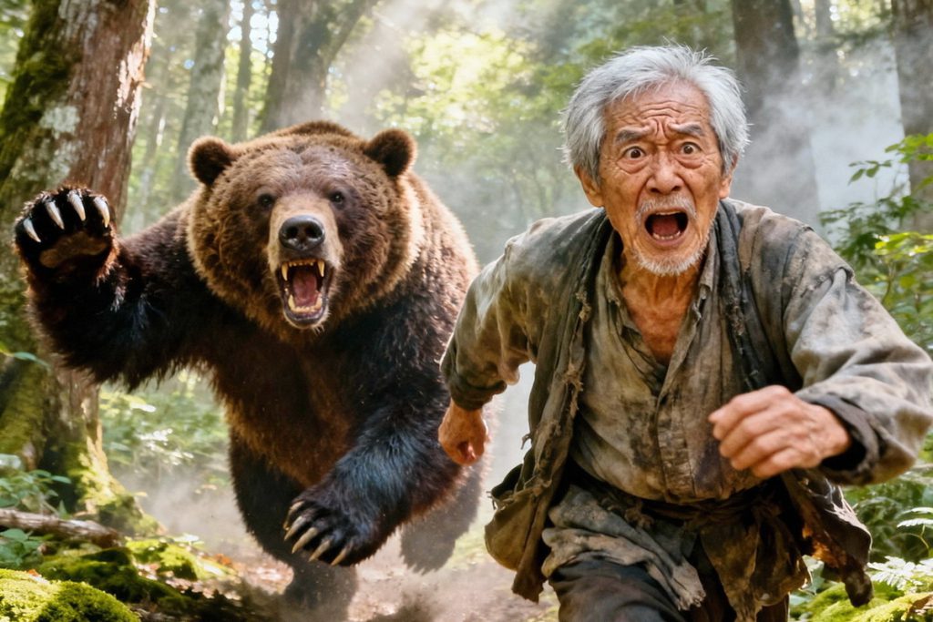 Медведь набросился на пожилого грибника в лесу и отгрыз ему голову