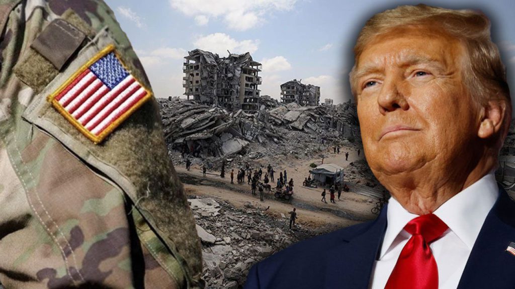 ABD, Gazze&#039;ye asker gönderecek mi? Trump net konuştu!