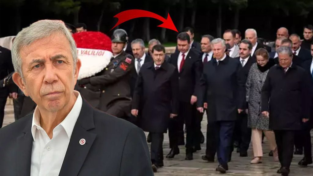 Anıtkabir&#039;de dikkat çeken kare! Mansur Yavaş, kendisi için soruşturma izni isteyen başsavcıyla yan yana