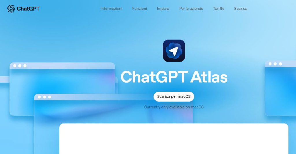 OpenAI lancia ChatGPT Atlas, un nuovo browser web che sfida Chrome e rivoluziona il mercato tecnologico