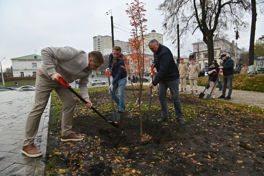 Более 4000 деревьев высадили в Единый день озеленения в Рязани