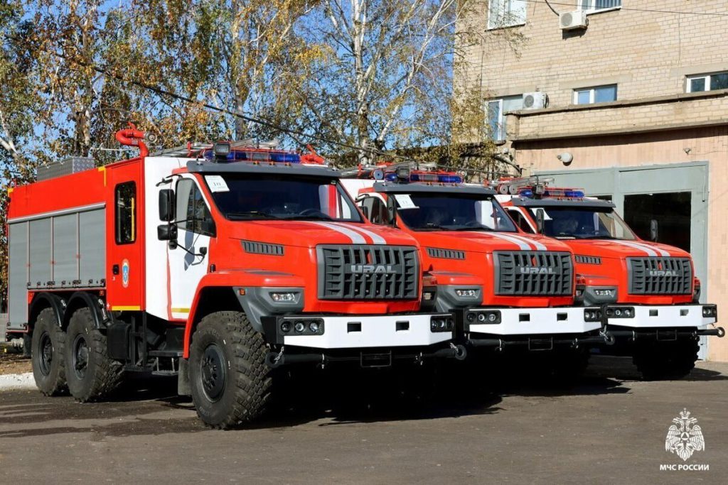 МЧС Запорожской области получило более 20 единиц новой техники для усиления противопожарной защиты