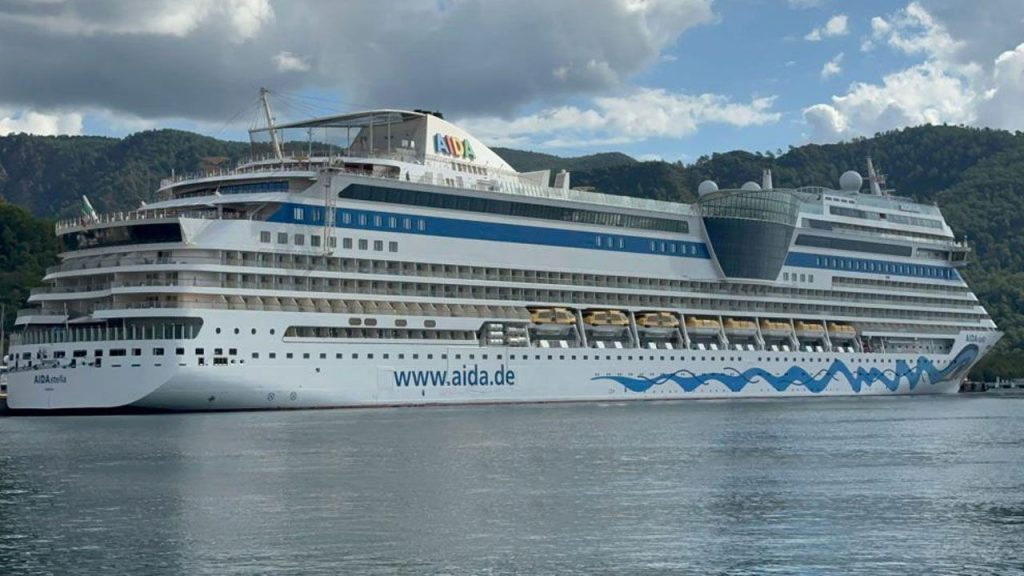 Arrivo di un grande cruise a Marmaris: 2500 turisti sbarcati nella città turistica della Turchia
