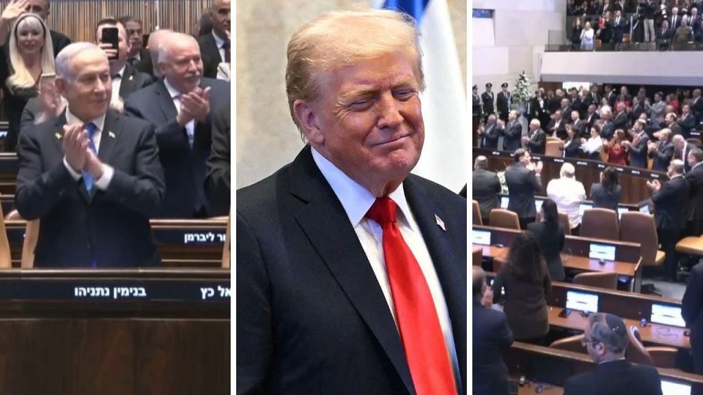 Trump, İsrail Meclisi&#039;nde: Yeni bir Orta Doğu&#039;nun şafağındayız!