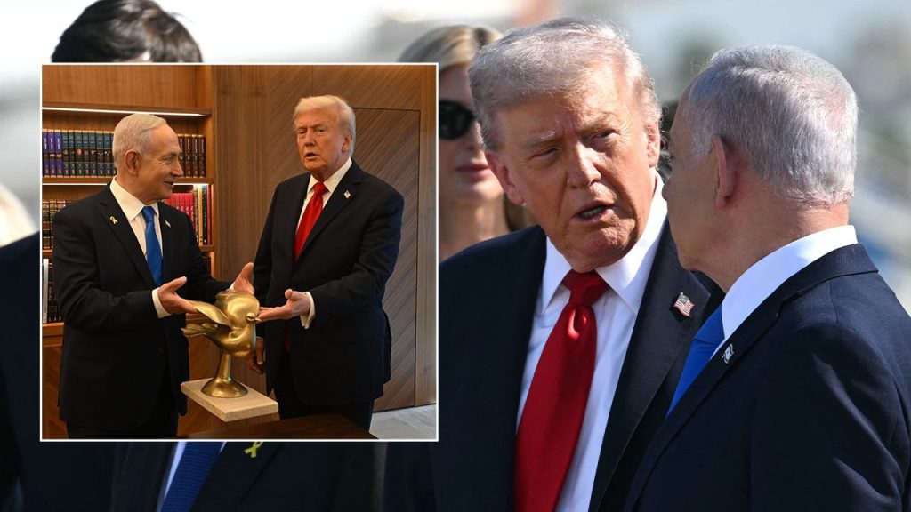 Dünyanın gözü Orta Doğu&#039;da! Netanyahu&#039;dan Trump&#039;a &quot;altın güvercin&quot; hediyesi