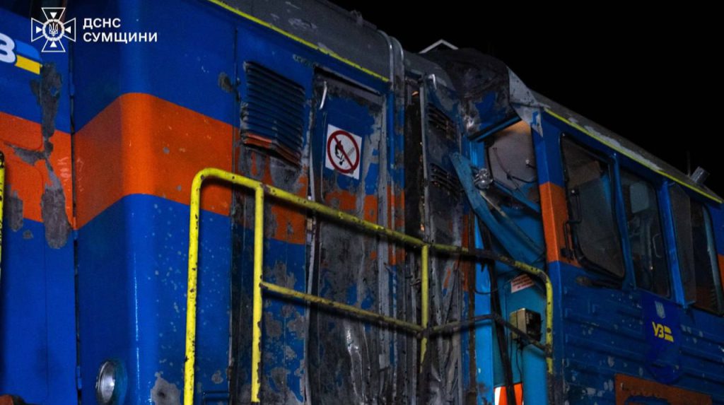 Russia attacks railway station in Sumy overnight, injuring three people