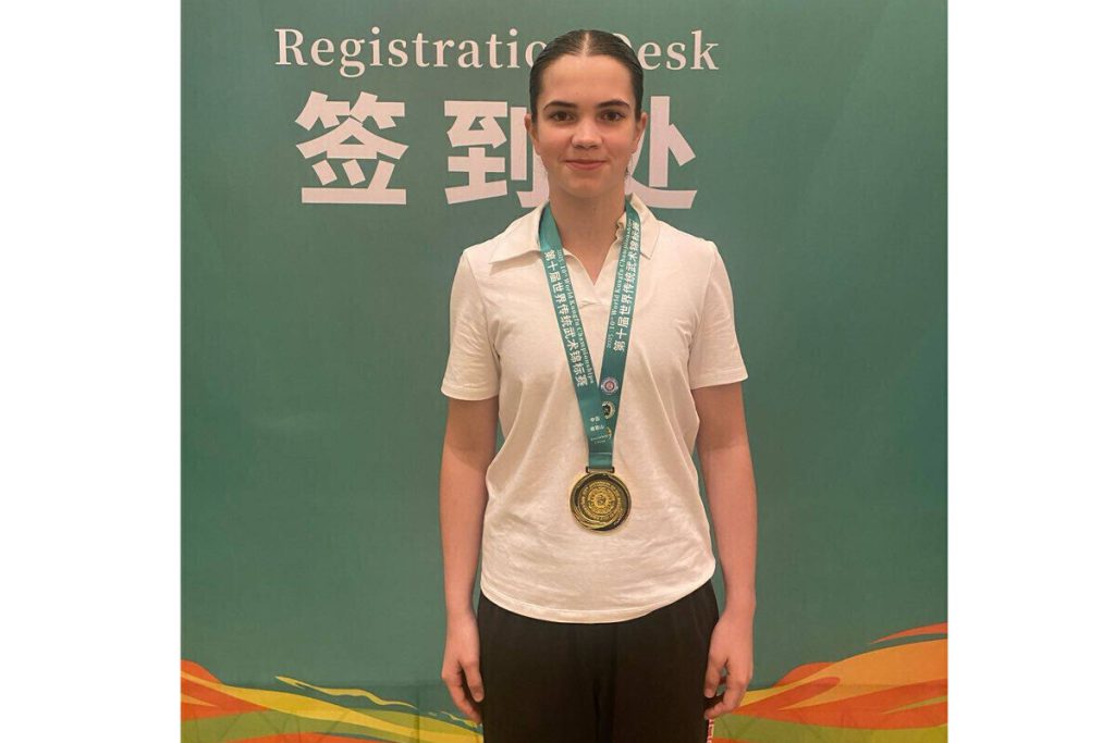 Sportiva russa trionfa al Campionato Mondiale di Wushu in Cina