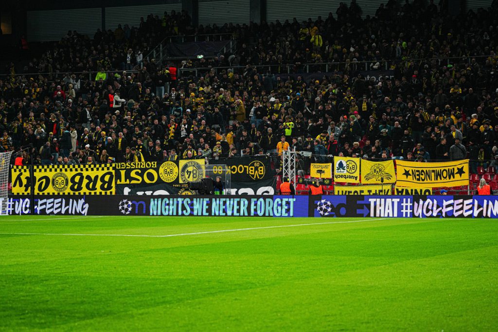 Bei Kopenhagen – Borussia Dortmund wird es deutlich – BVB-Fans setzen klares Zeichen