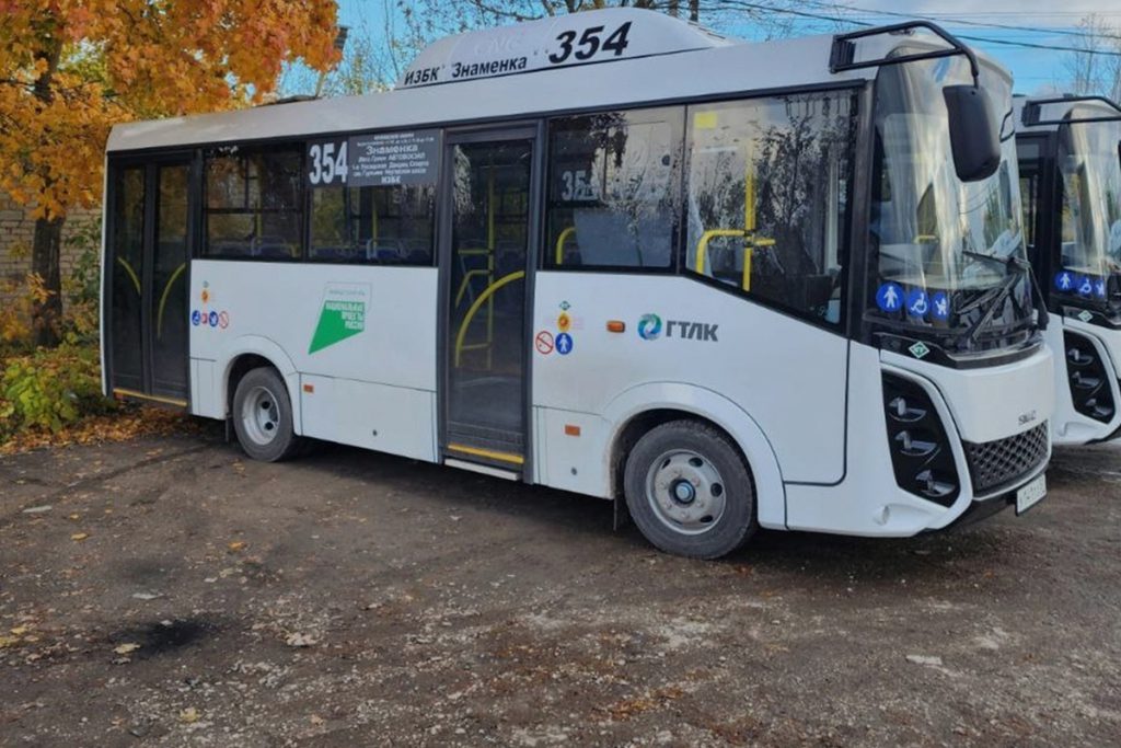 В Орле на маршрут №354 вышли новые автобусы «Симаз»