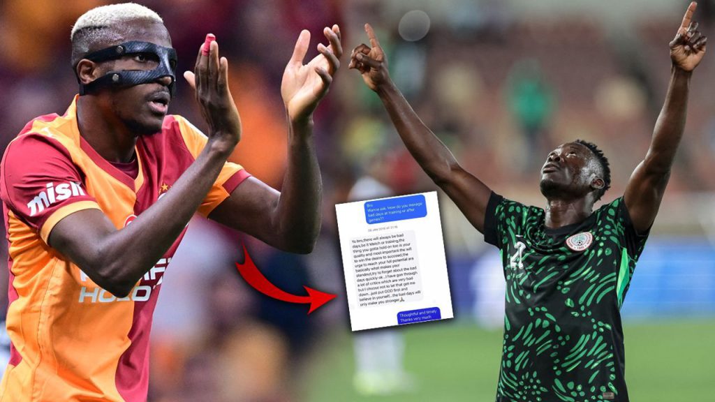 Galatasaray&#039;ın yıldızından Akor Adams&#039;a hayat dersi: Osimhen&#039;in mesajı ortaya çıktı