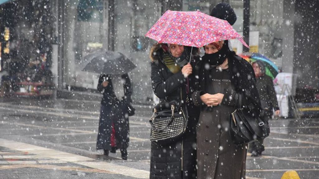 Previsioni Meteo per il Fine Settimana: Piogge e Neve in Arrivo in Turchia, 12 Province in Allerta Gialla