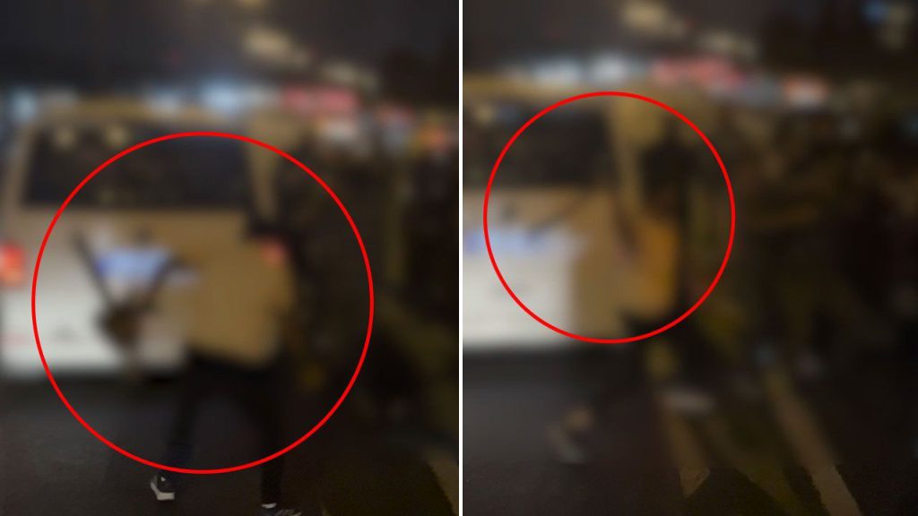 İstanbul&#039;da elektrikli testereli ve sopalı kavga! Araçlardan inen iki grup birbirine girdi 