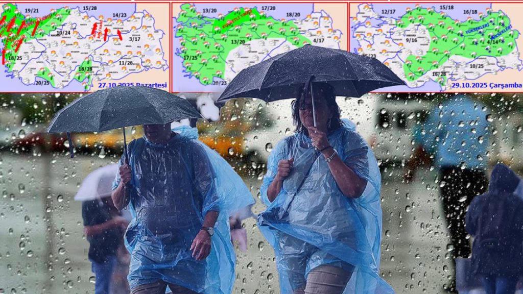 İstanbul&#039;da sıcaklık 17 dereceye düşecek: Meteoroloji son raporunu paylaştı! Yeni yağış dalgası pazartesi kapıda